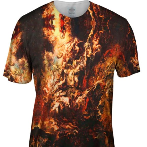 Peter Paul Rubens - "The Fall of the Damned" (1620) CLASSIC ART T-Shirt - Picture 1 of 4